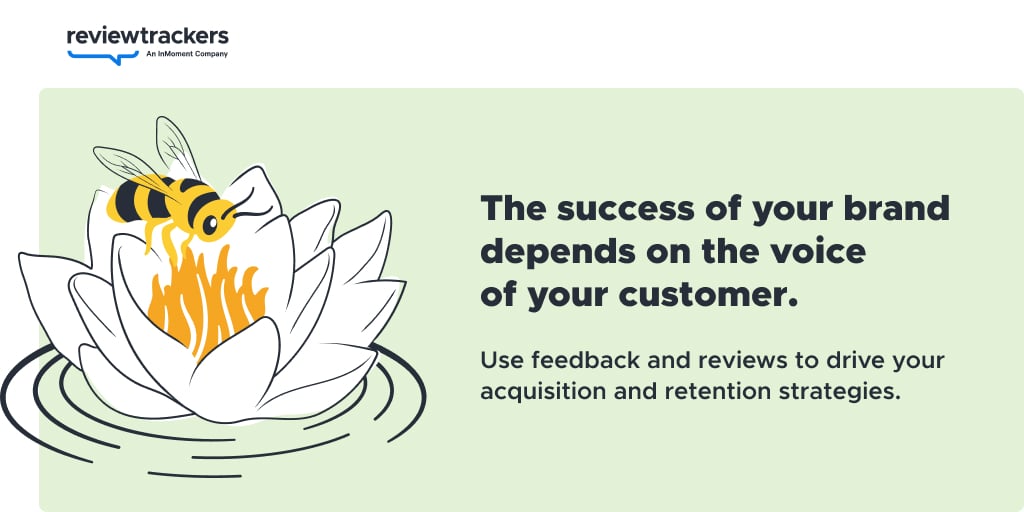 ReviewTrackers homepage — multi-platform review aggregation and monitoring for local businesses